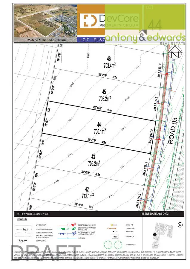 Second view of Homely land listing, Lot 44 Blakelys Run, 129 Marys Mount Road, Goulburn NSW 2580