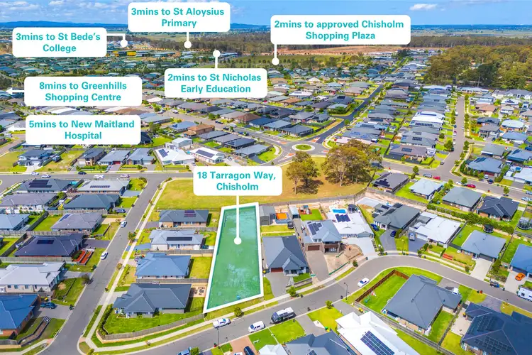 Main view of Homely land listing, 18 Tarragon Way, Chisholm NSW 2322