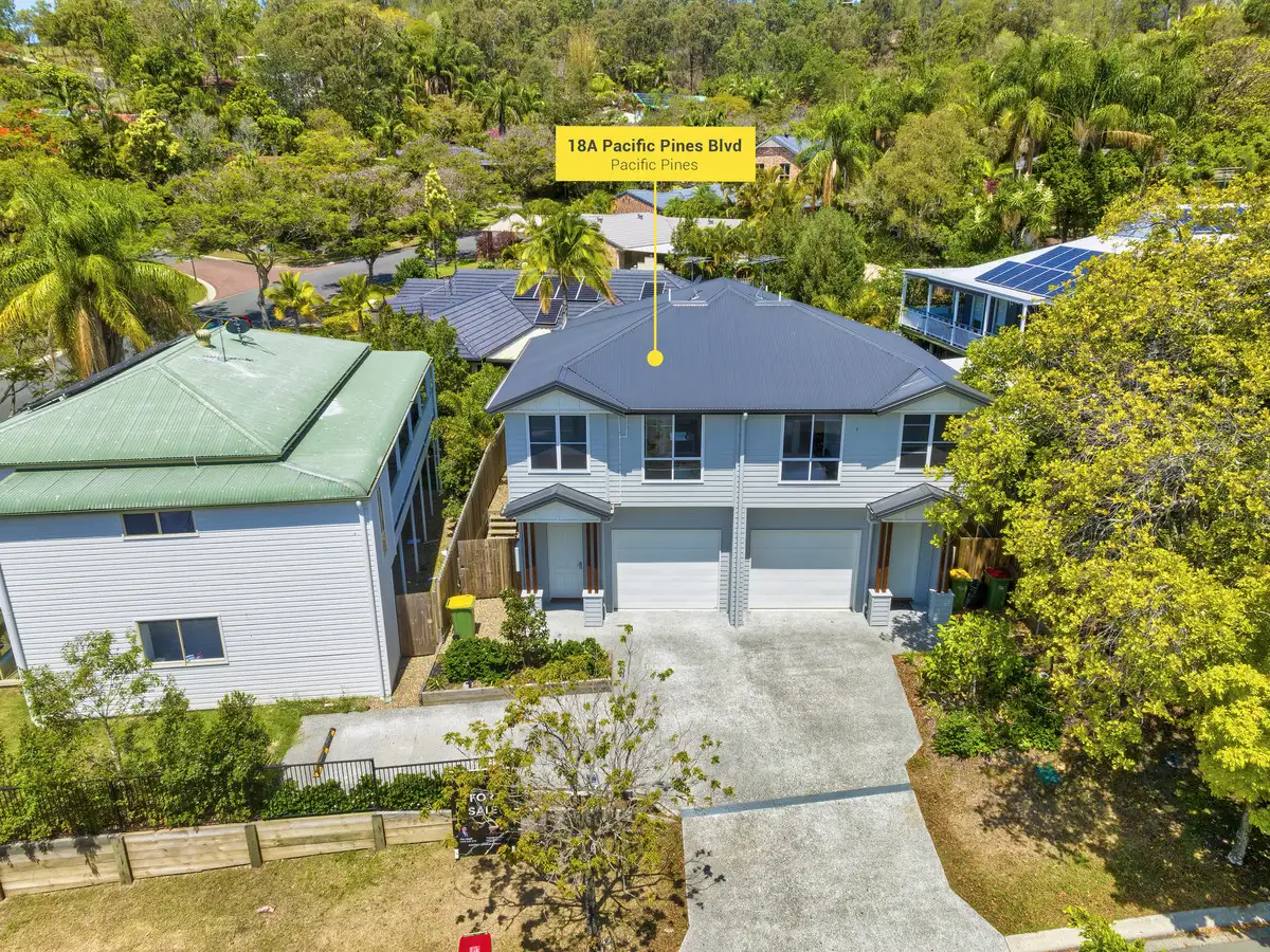 Main view of Homely semi-detached listing, 18a Pacific Pines Boulevard, Pacific Pines QLD 4211
