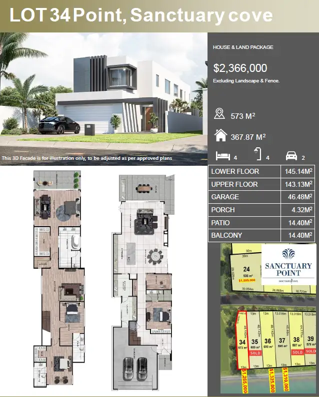 Third view of Homely apartment listing, 34-43 The Point Circuit, Sanctuary Cove QLD 4212