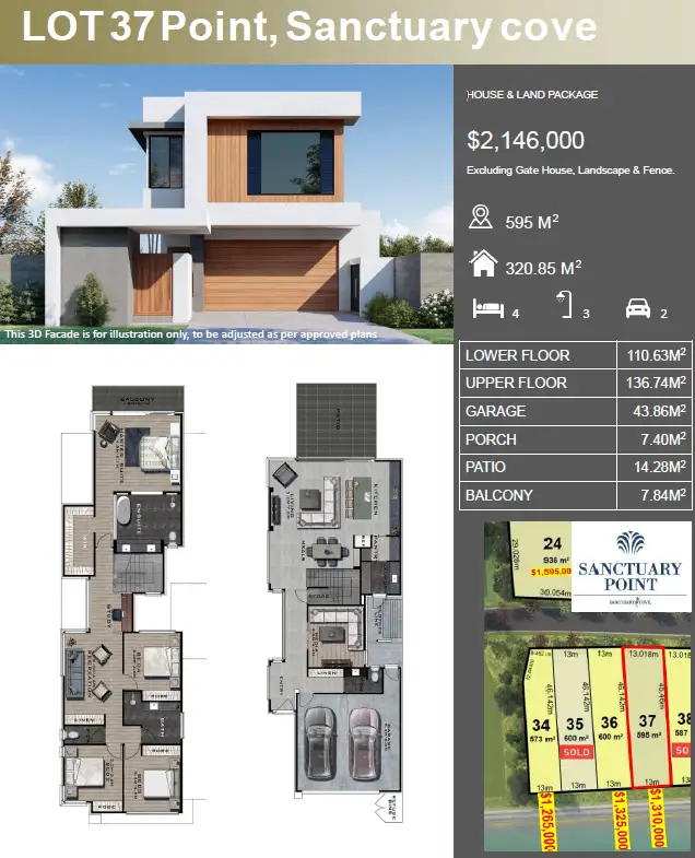 Fourth view of Homely apartment listing, 34-43 The Point Circuit, Sanctuary Cove QLD 4212