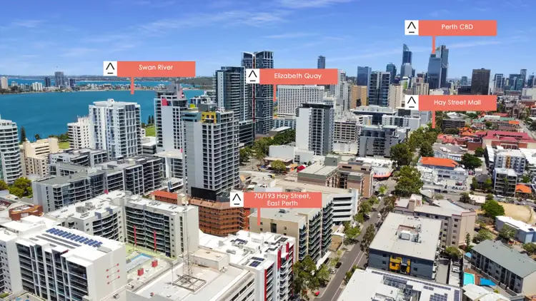 Second view of Homely apartment listing, 70/193 Hay Street, East Perth WA 6004