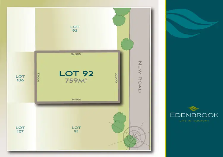 Main view of Homely land listing, LOT 92, Stage 2 Edenbrook Estate, Norville QLD 4670