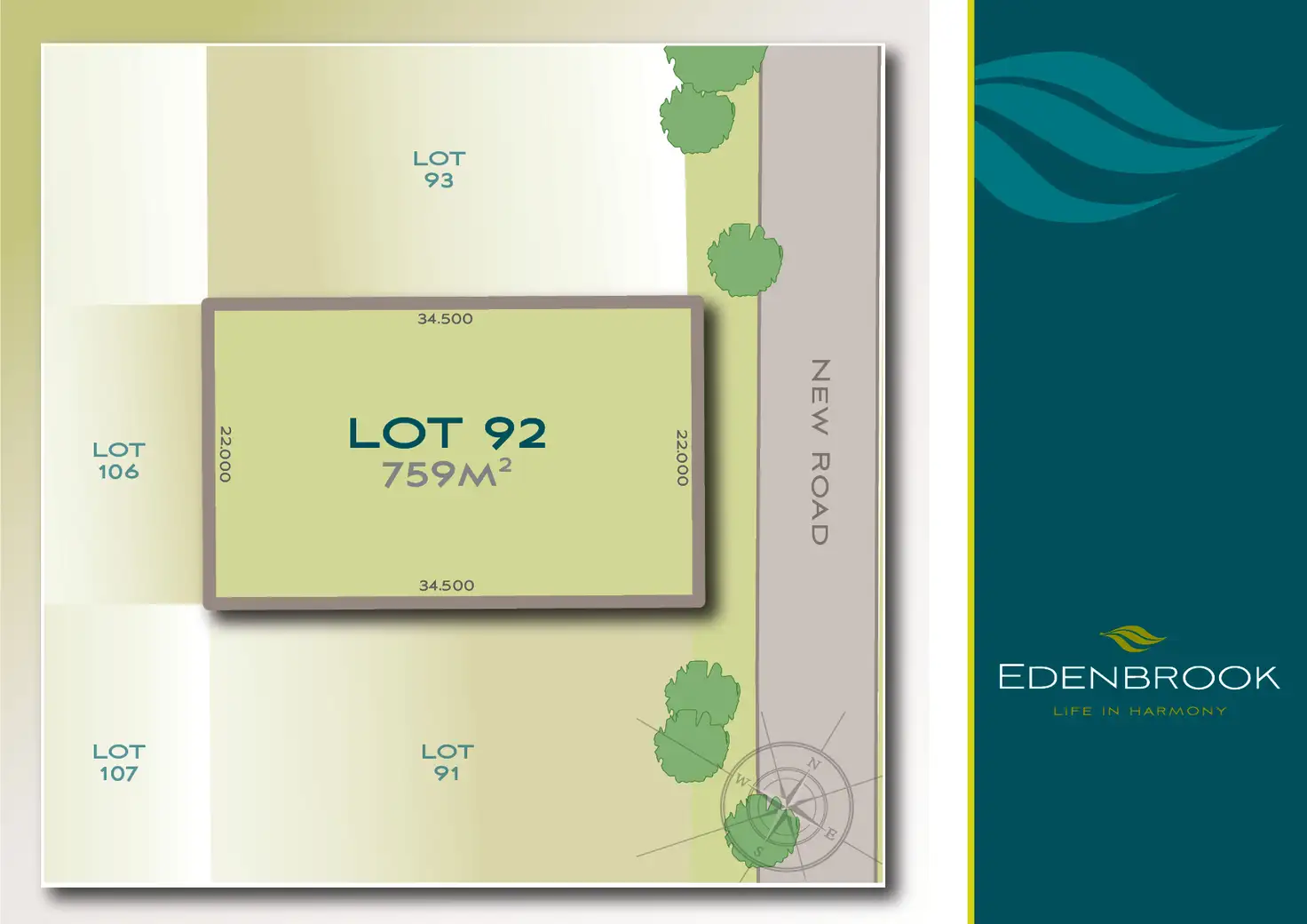 Main view of Homely land listing, LOT 92, Stage 2 Edenbrook Estate, Norville QLD 4670