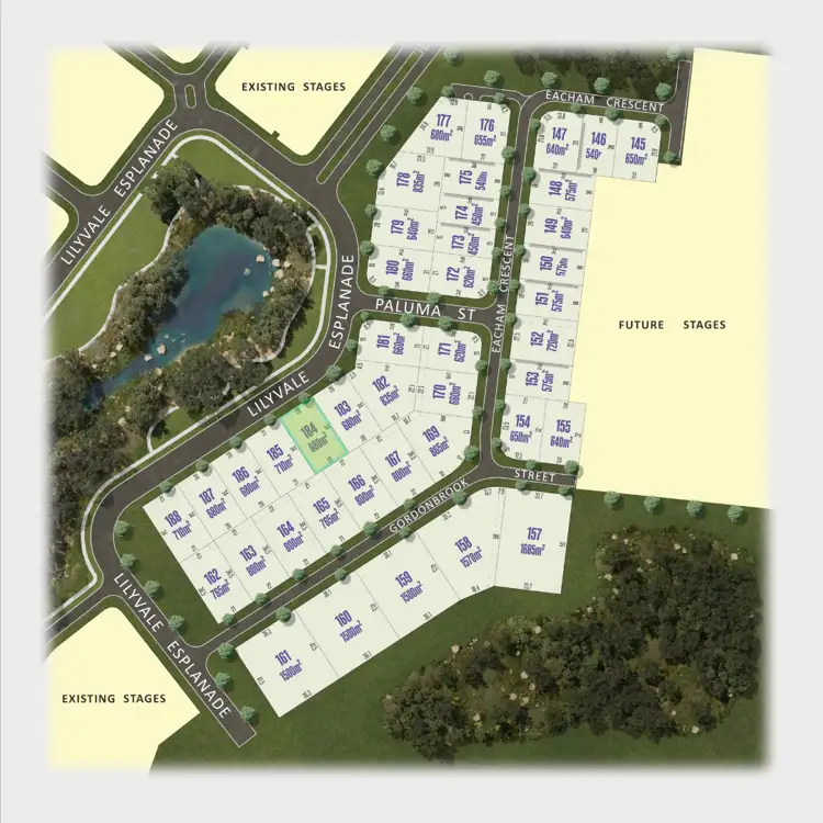 Main view of Homely land listing, LOT 184 Lilyvale Esplanade, Boyne Island QLD 4680