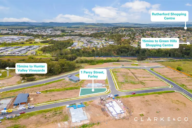 Second view of Homely land listing, 1 Percy Street, Farley NSW 2320