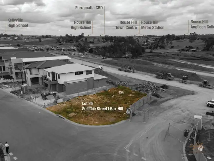 Second view of Homely land listing, Lot 35 Solstice Street, Box Hill NSW 2765