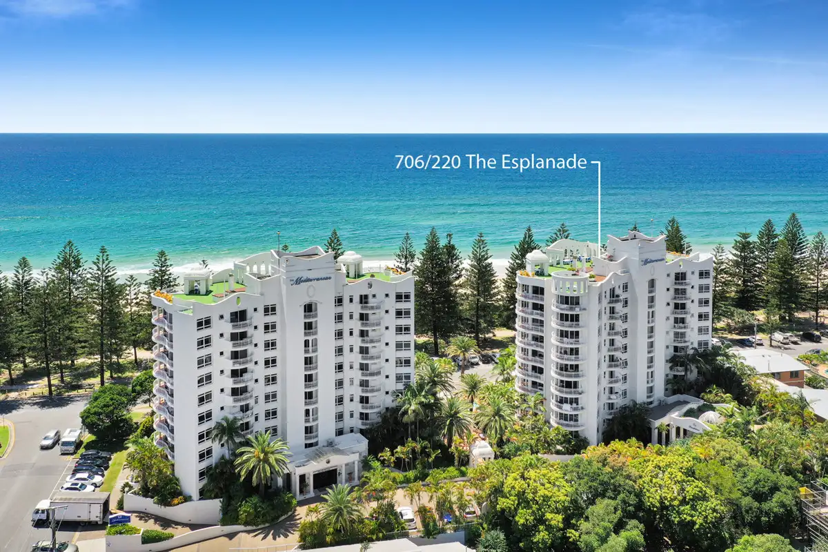 Main view of Homely unit listing, 706/220 The Esplanade, Burleigh Heads QLD 4220