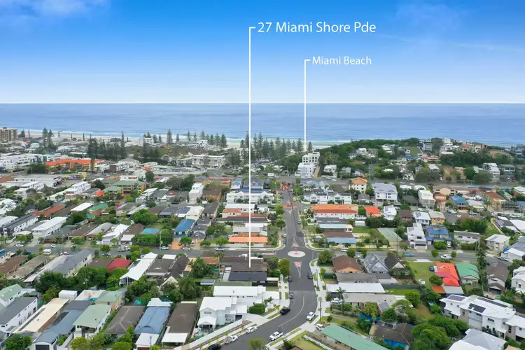 Main view of Homely house listing, 27 Miami Shore Parade, Miami QLD 4220