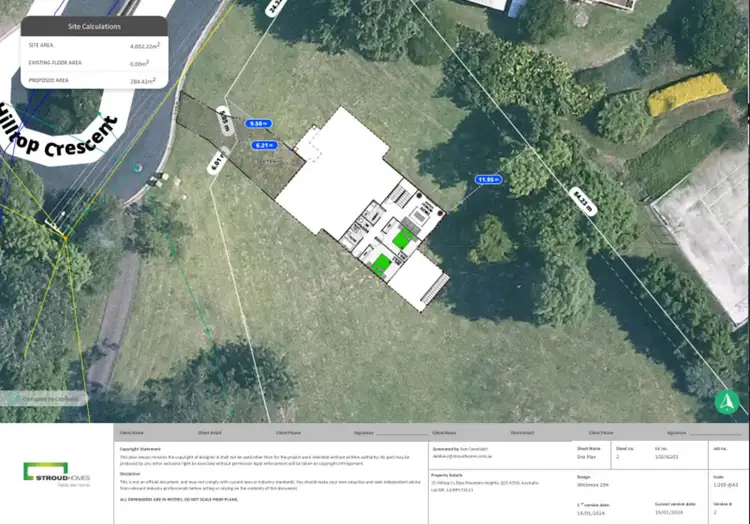 Fifth view of Homely land listing, 25 Hilltop Crescent, Blue Mountain Heights QLD 4350