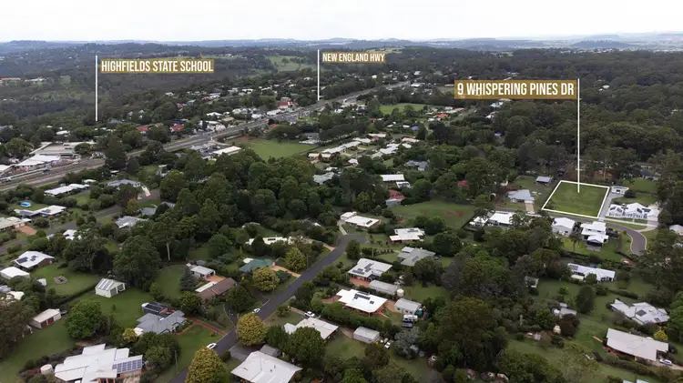 Fifth view of Homely land listing, 9 Whispering Pines Drive, Highfields QLD 4352