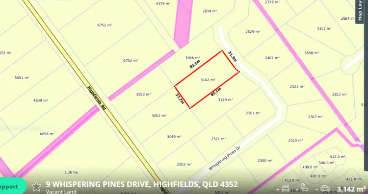Seventh view of Homely land listing, 9 Whispering Pines Drive, Highfields QLD 4352