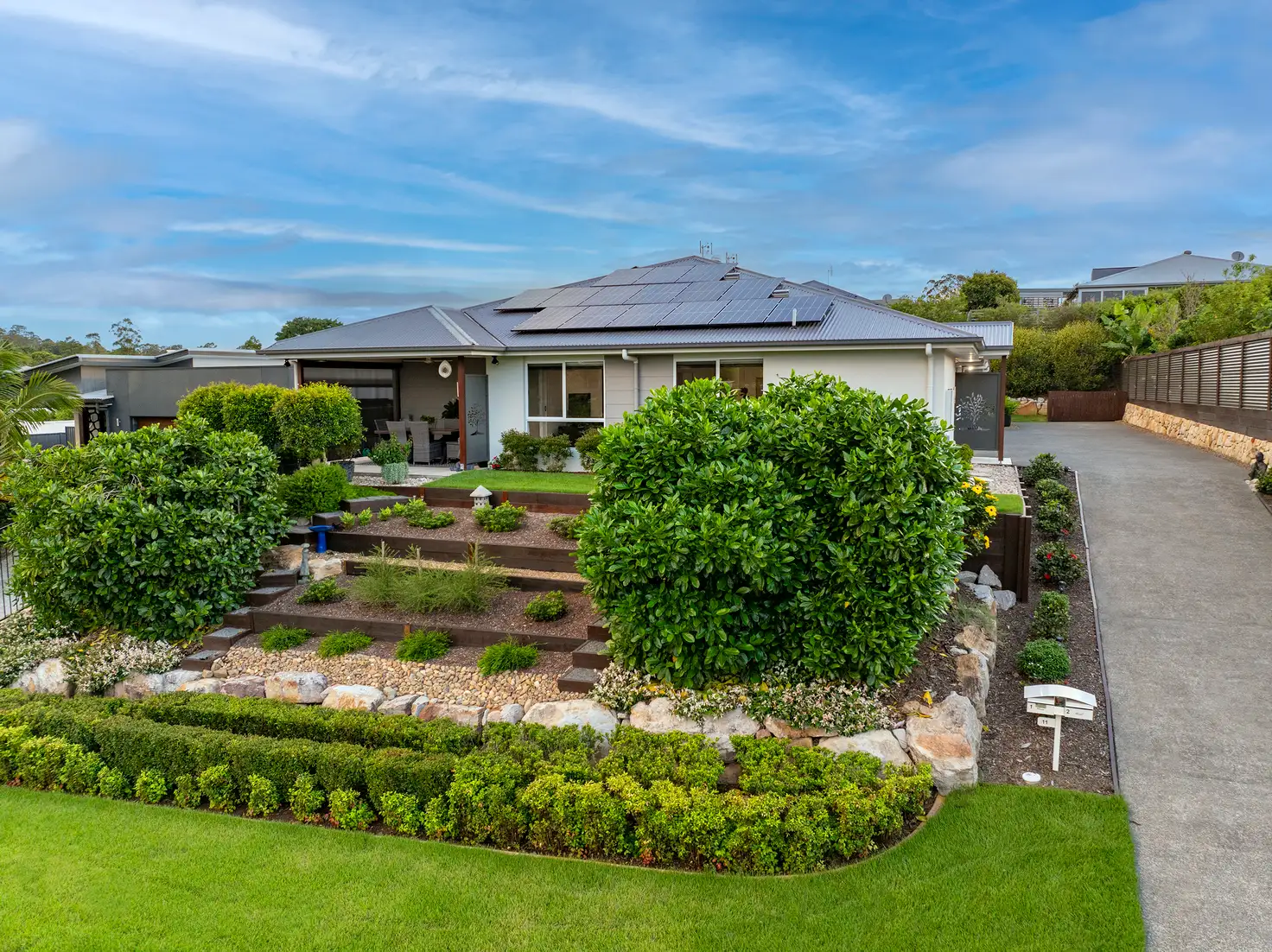 Main view of Homely semi-detached listing, 1/11 Horizon Way, Woombye QLD 4559