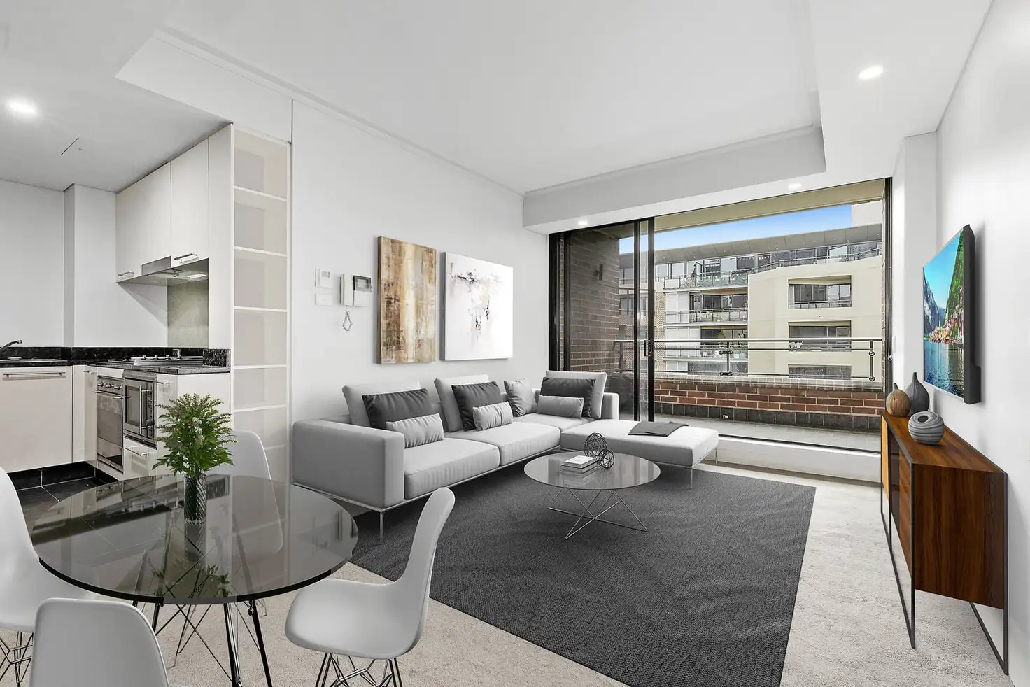 Main view of Homely apartment listing, A806/24 Point Street, Pyrmont NSW 2009