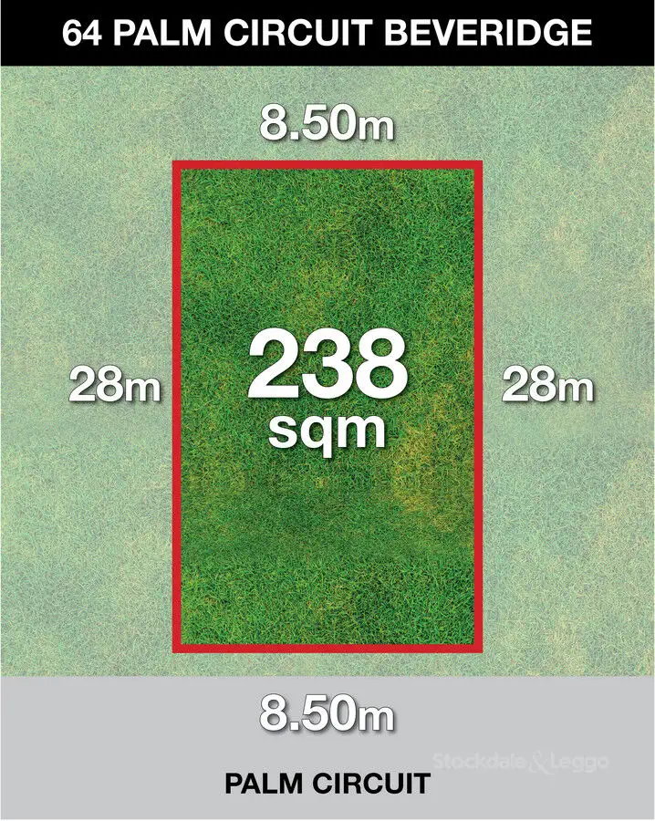 Main view of Homely land listing, 64 Palm Circuit, Beveridge VIC 3753