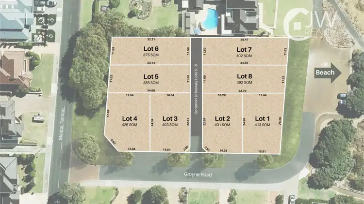 Third view of Homely land listing, LOT 2, 4, 6, 8, 417 Marine Terrace, Geographe WA 6280