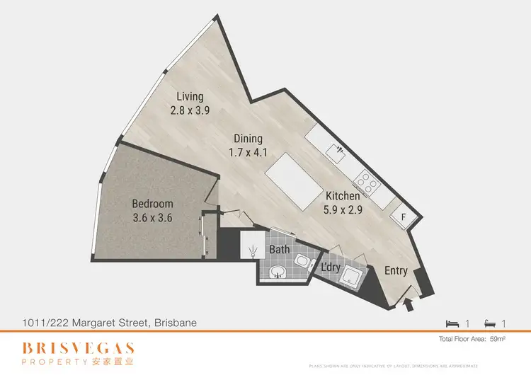Sixth view of Homely apartment listing, 1011/222 Margaret Street, Brisbane City QLD 4000
