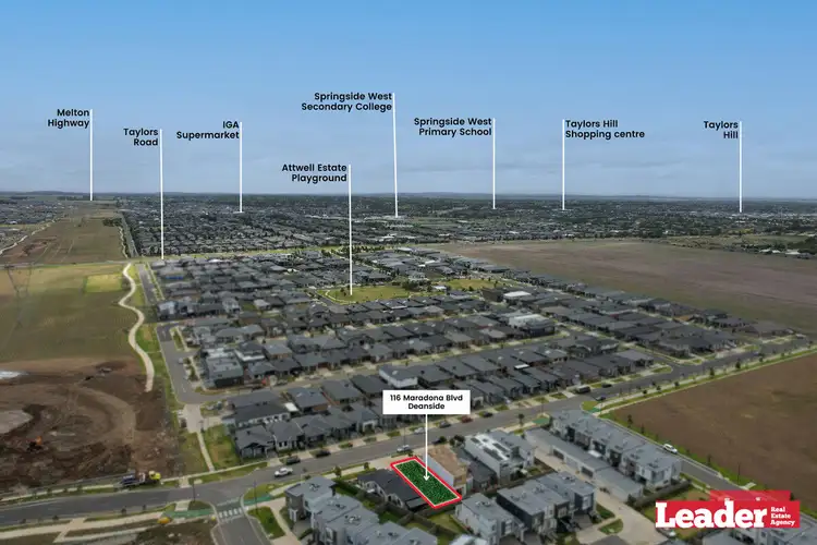 Third view of Homely land listing, 116 Maradona Boulevard, Deanside VIC 3336