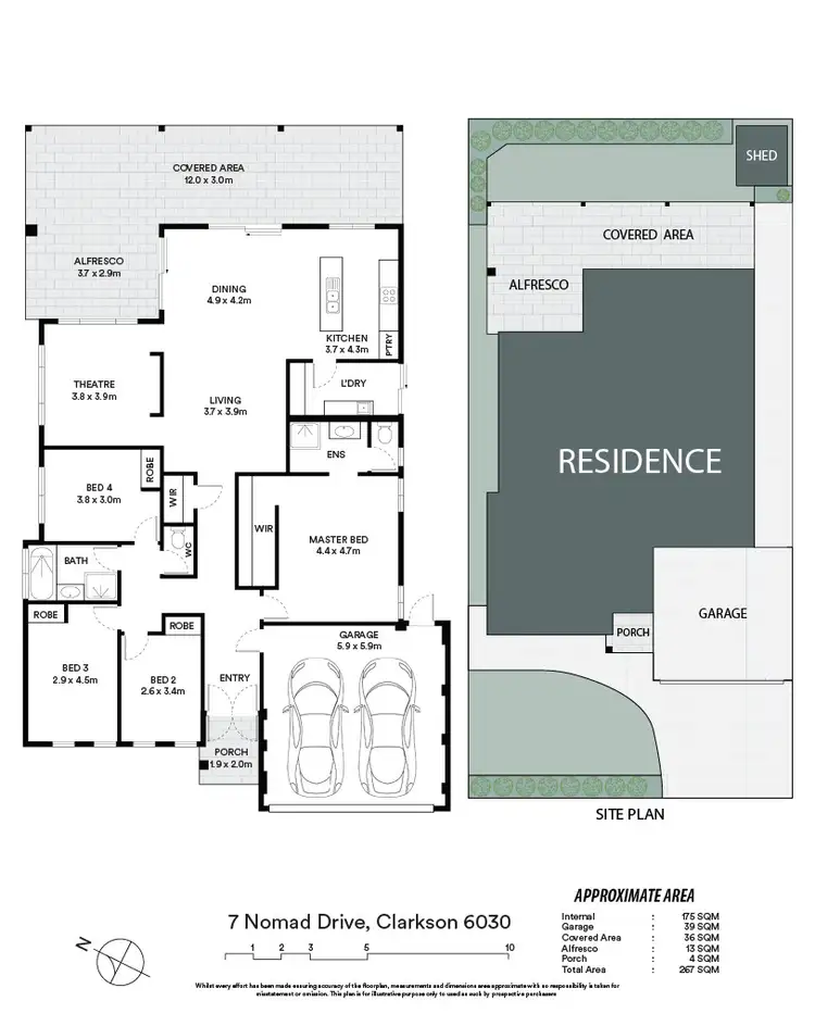 Second view of Homely house listing, 7 Nomad Drive, Clarkson WA 6030