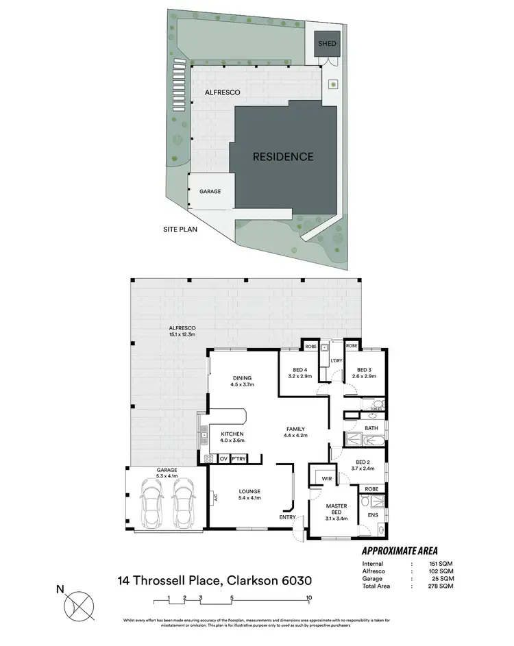 Third view of Homely house listing, 14 Throssell Place, Clarkson WA 6030