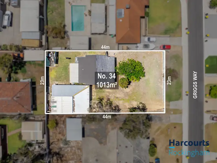 Main view of Homely house listing, 34 Griggs Way, Rockingham WA 6168
