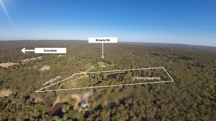 Second view of Homely land listing, 15 & 15A Lemajics Road, Scarsdale VIC 3351