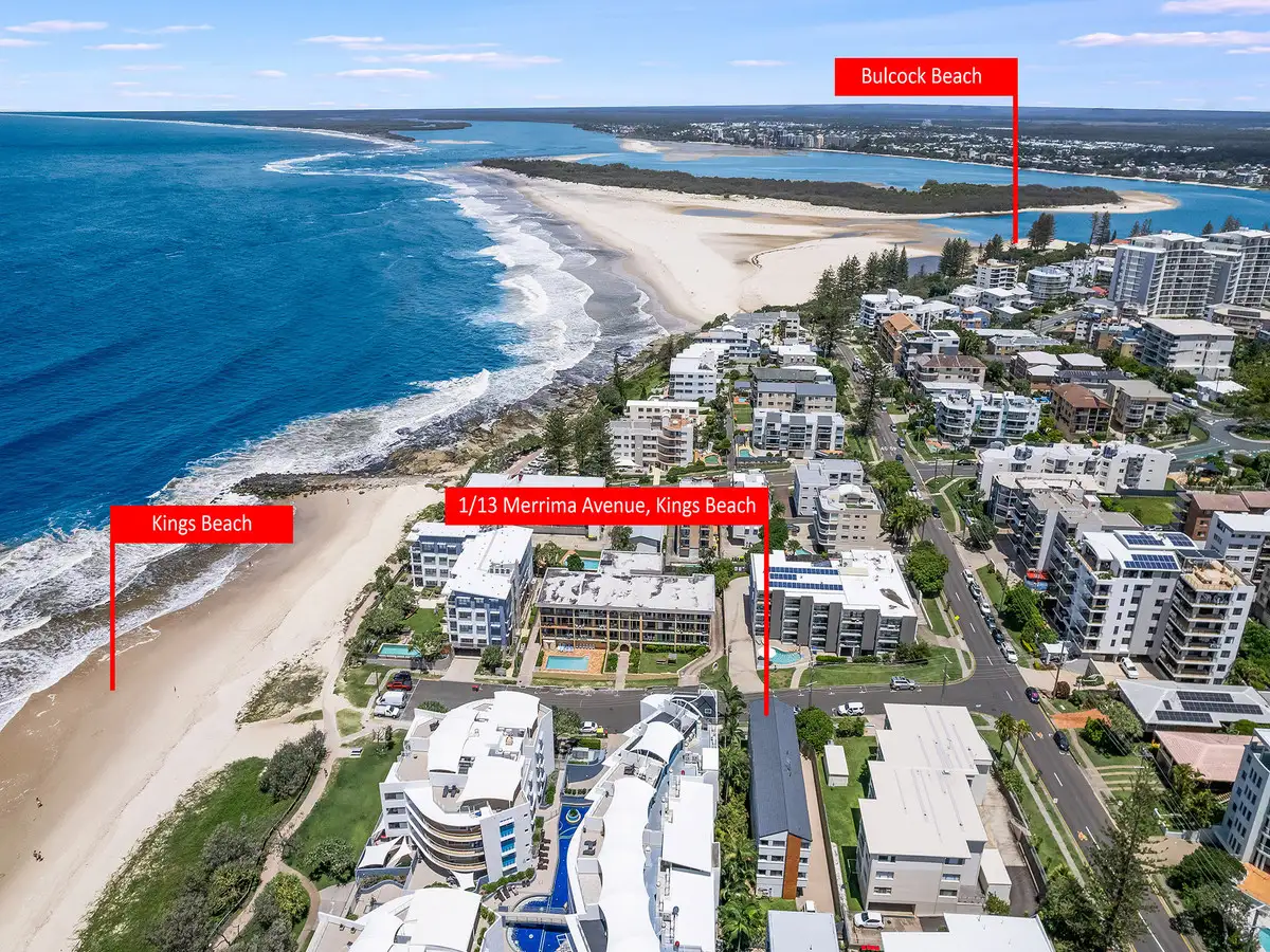 Main view of Homely unit listing, 1/13 Merrima Avenue, Kings Beach QLD 4551