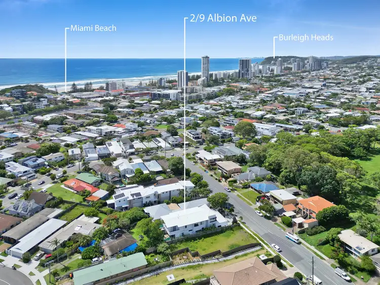 Second view of Homely semi-detached listing, 2/9 Albion Avenue, Miami QLD 4220