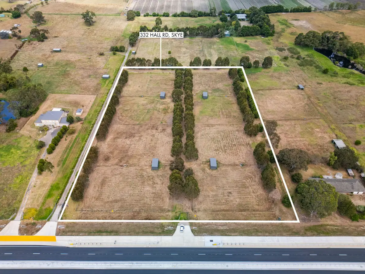 Main view of Homely land listing, 332 Hall Road, Skye VIC 3977