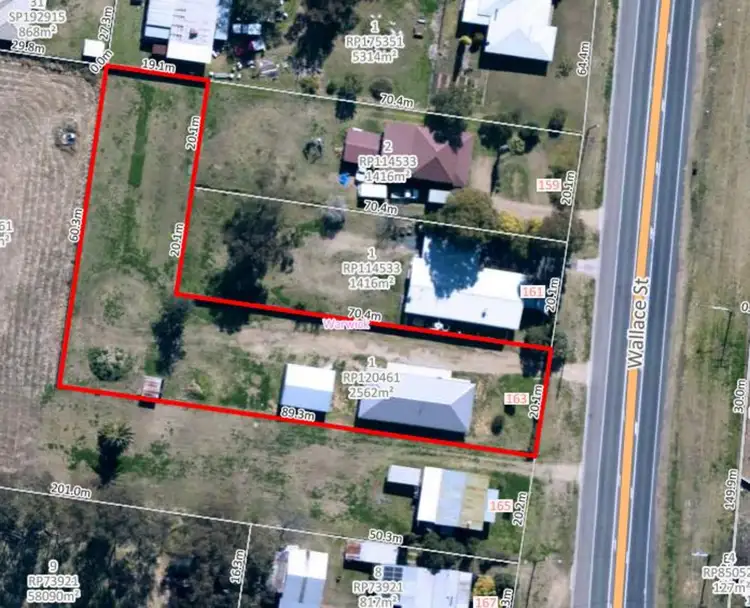 Main view of Homely house listing, 163 Wallace Street, Warwick QLD 4370
