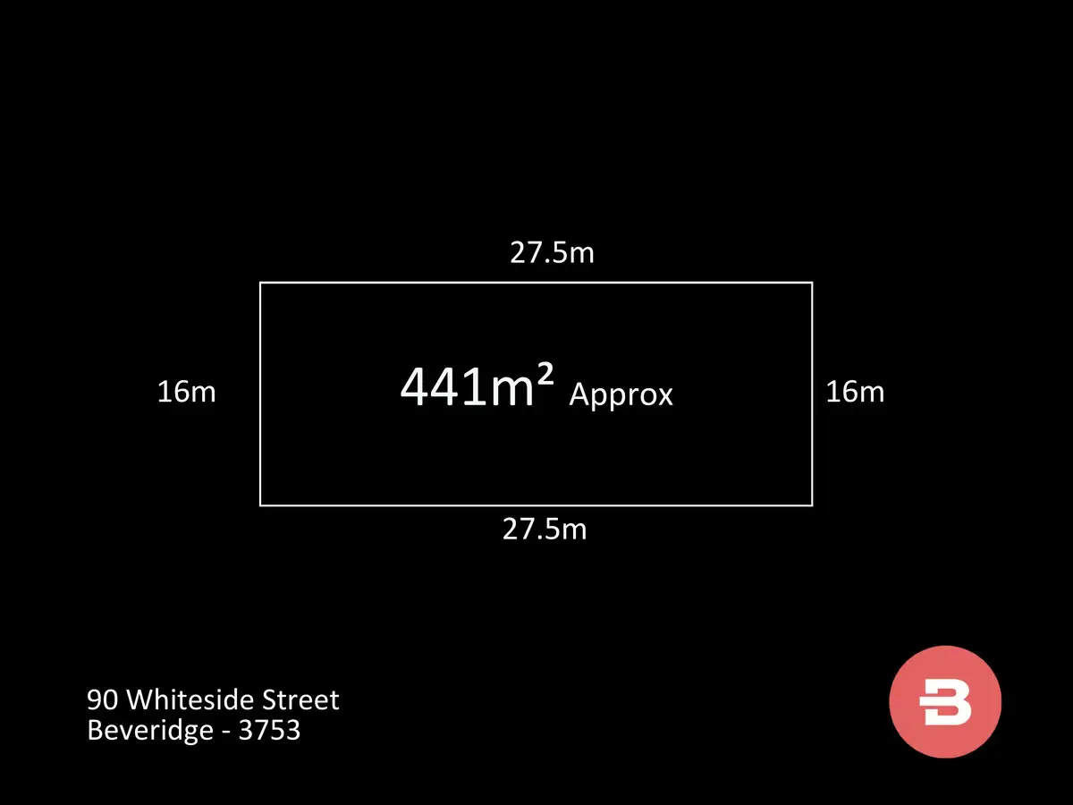 Main view of Homely land listing, 90 Whiteside Street, Beveridge VIC 3753
