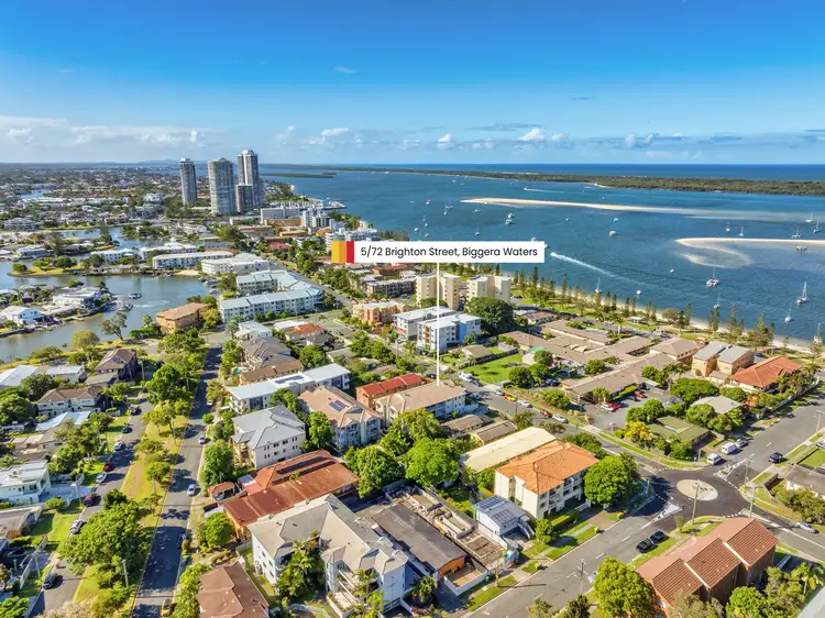 Main view of Homely unit listing, 5/72 Brighton Street, Biggera Waters QLD 4216