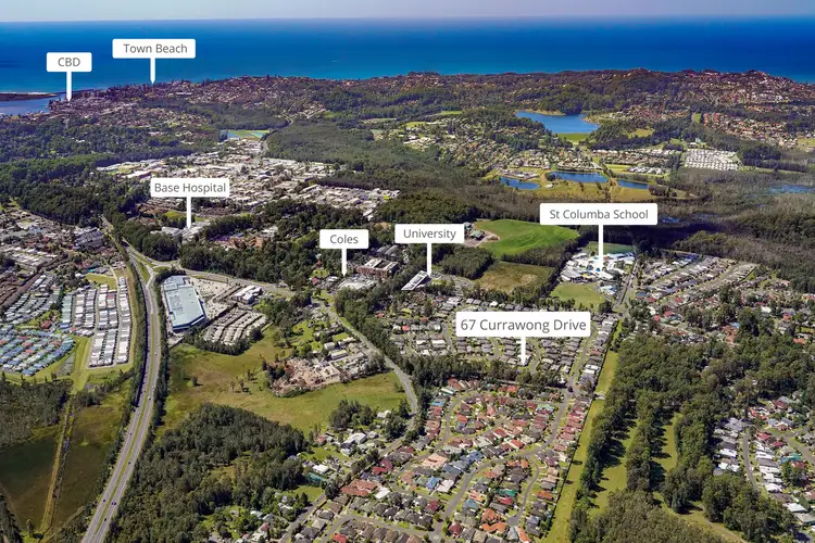 Second view of Homely semi-detached listing, 1/67 Currawong Drive, Port Macquarie NSW 2444