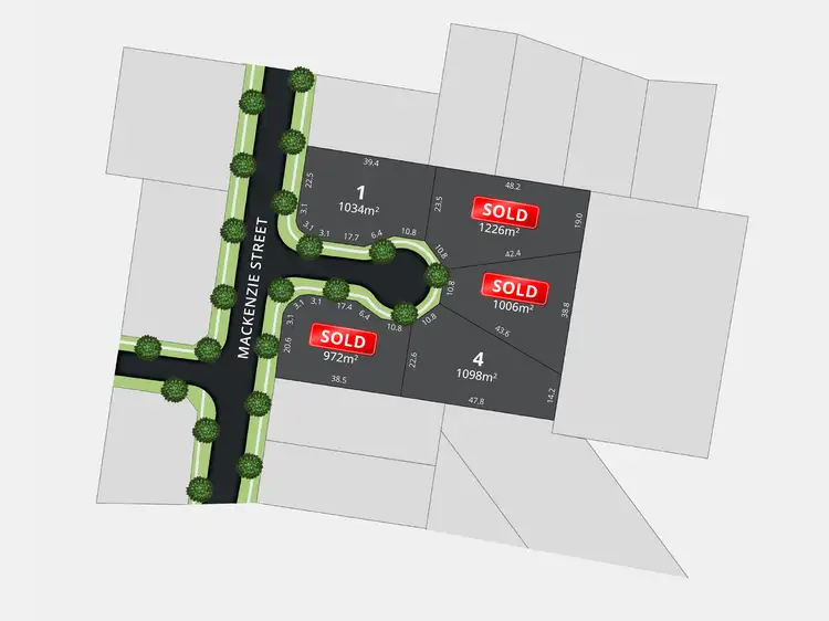 Main view of Homely land listing, LOT 3, "Augusta Green" 526 Mackenzie Street, Middle Ridge QLD 4350