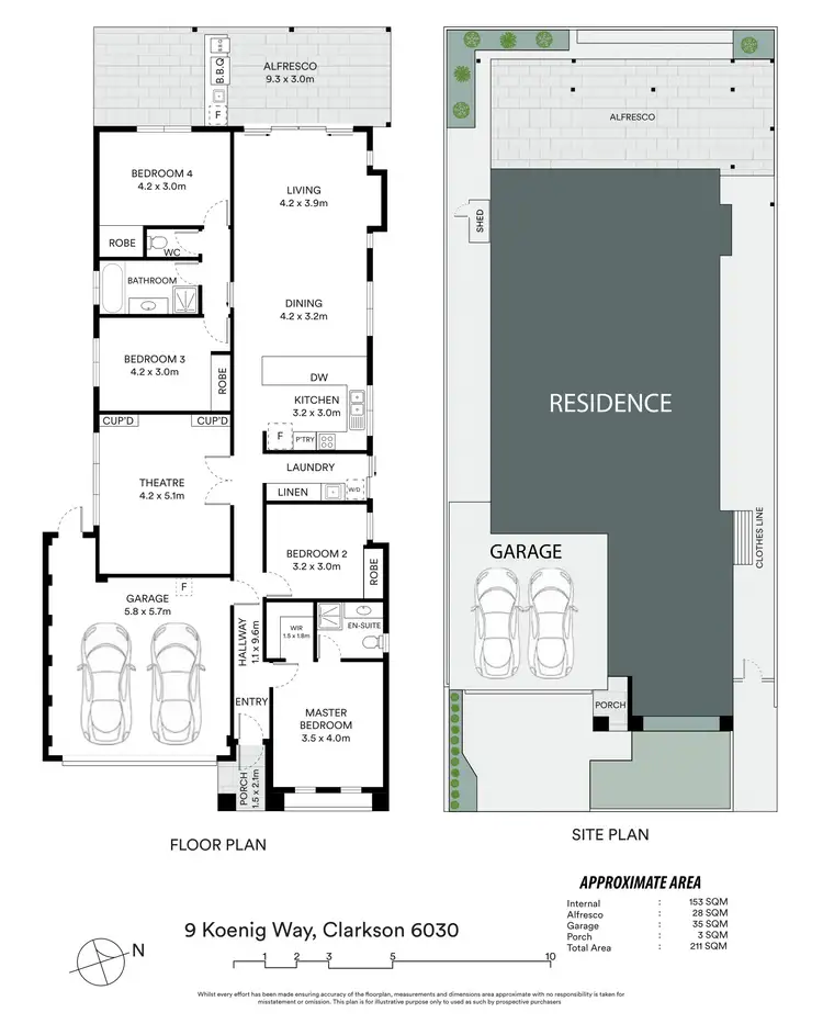 Second view of Homely house listing, 9 Koenig Way, Clarkson WA 6030