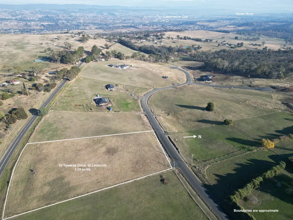 Main view of Homely land listing, 35 Towers Drive, St Leonards TAS 7250