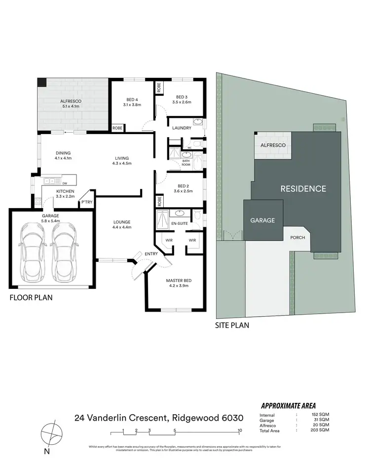 Second view of Homely house listing, 24 Vanderlin Crescent, Ridgewood WA 6030