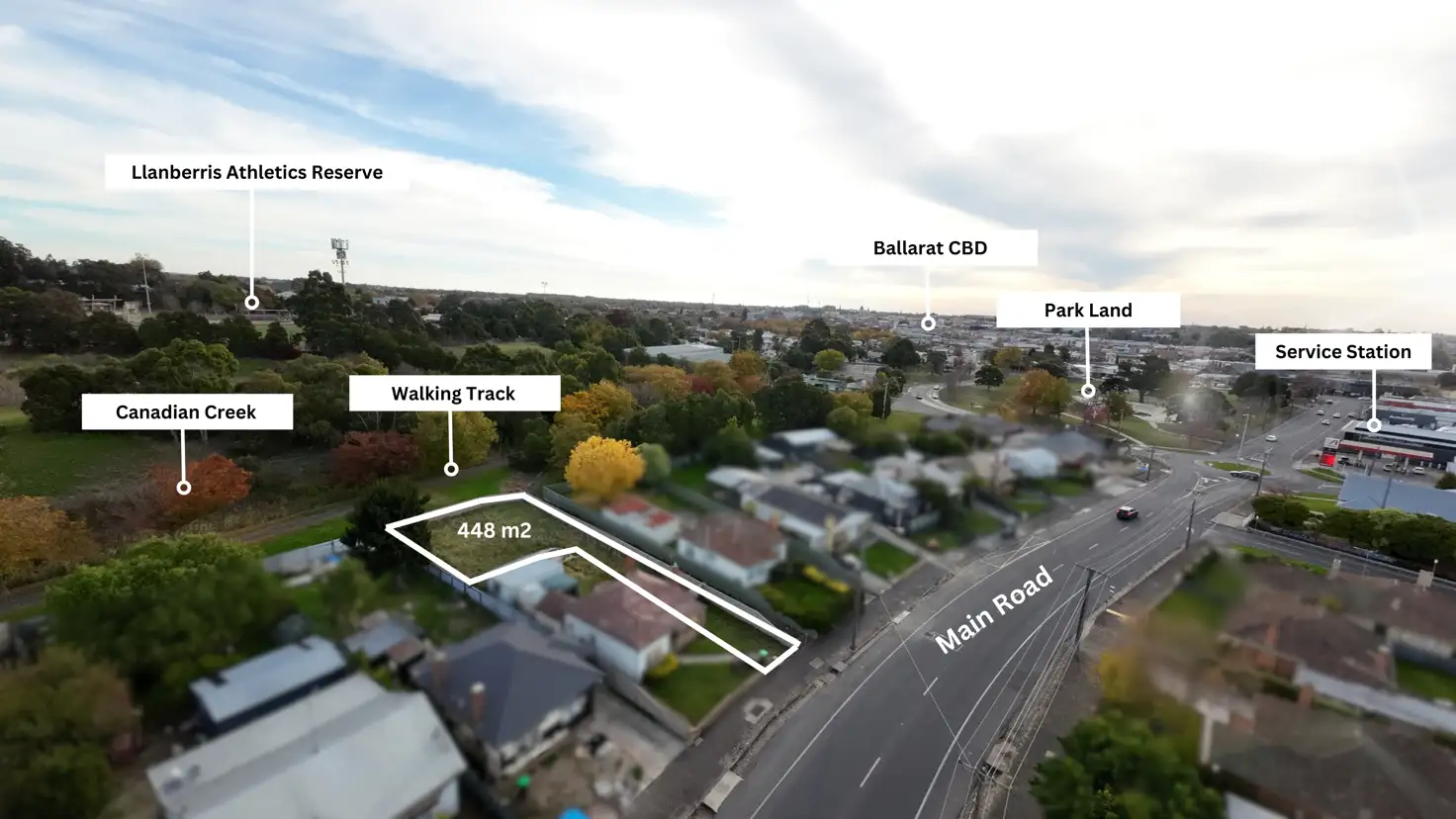 Main view of Homely land listing, 218A Main Road, Golden Point VIC 3350