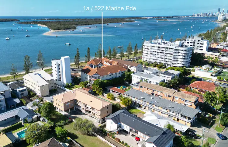 Second view of Homely apartment listing, 1A/522 Marine Parade, Biggera Waters QLD 4216