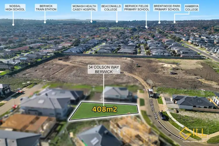 Main view of Homely land listing, 34 Colson Way, Berwick VIC 3806