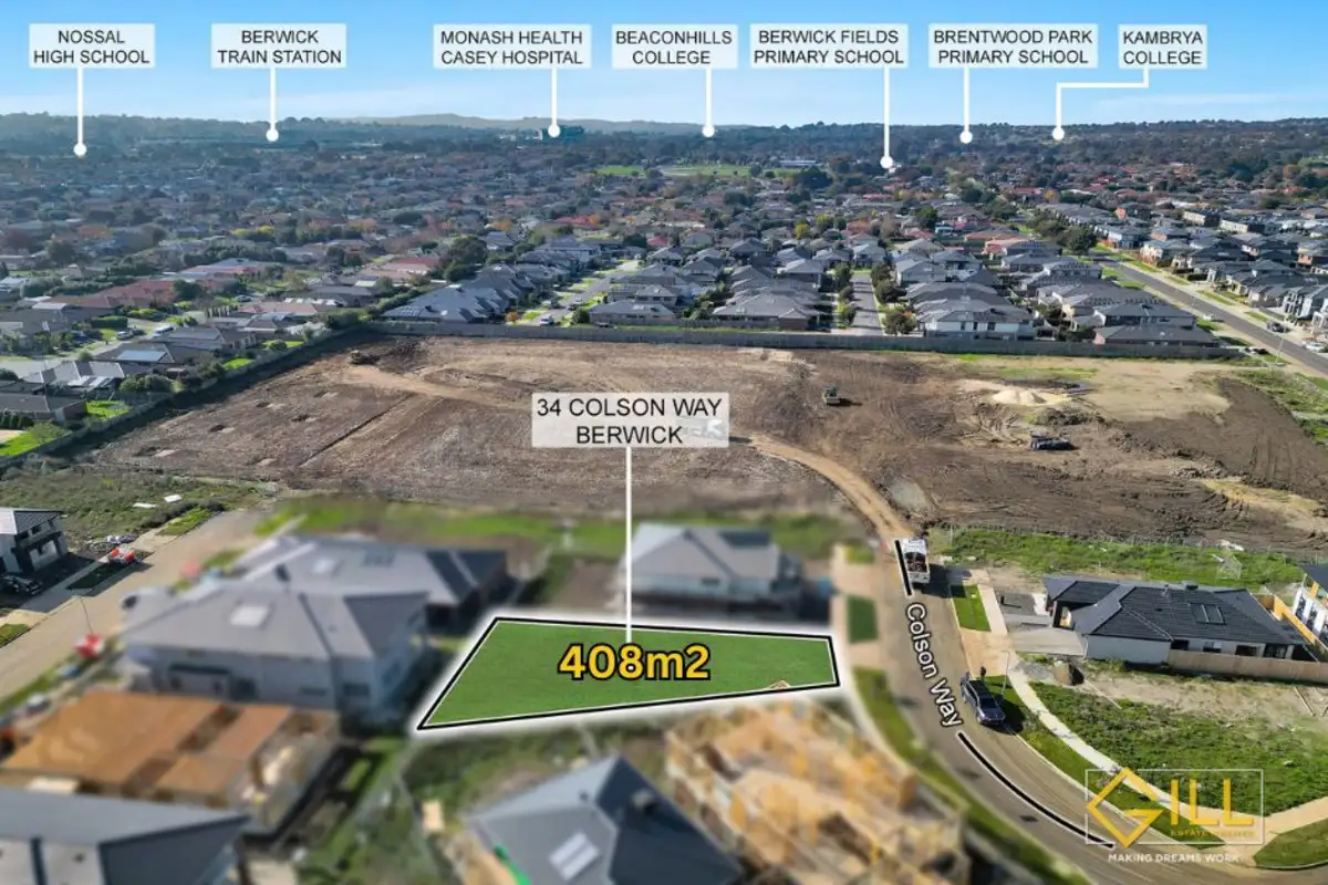 Main view of Homely land listing, 34 Colson Way, Berwick VIC 3806