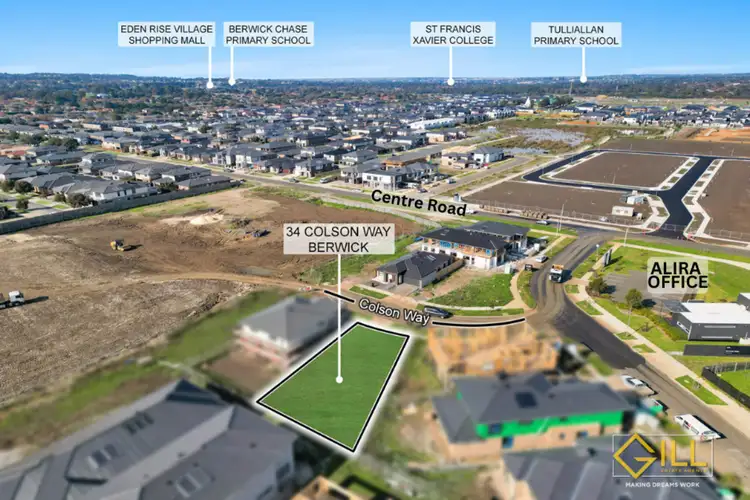 Third view of Homely land listing, 34 Colson Way, Berwick VIC 3806