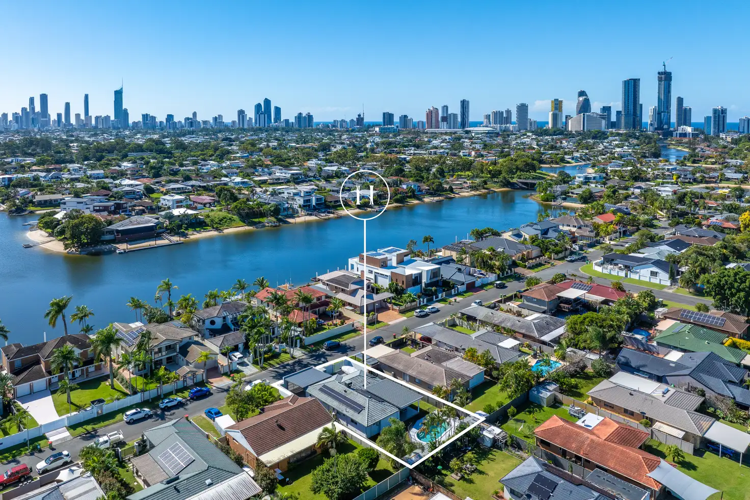 Main view of Homely house listing, 12 Waitomo Street, Broadbeach Waters QLD 4218