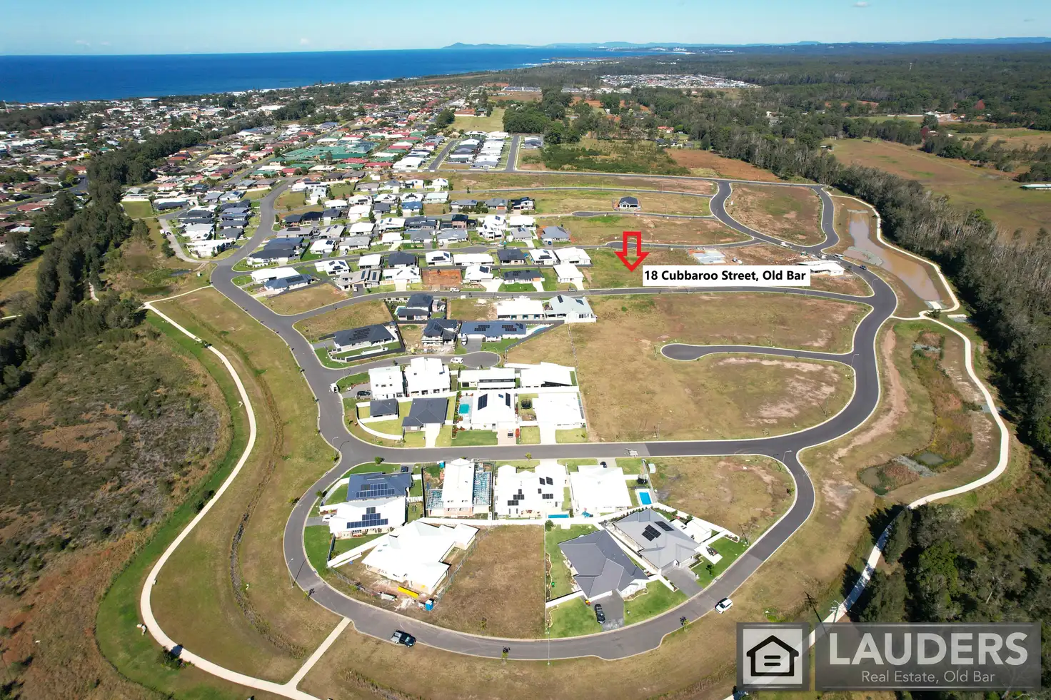 Main view of Homely land listing, 18 Cubbaroo Street (lot 180), Riverside Estate, Old Bar NSW 2430