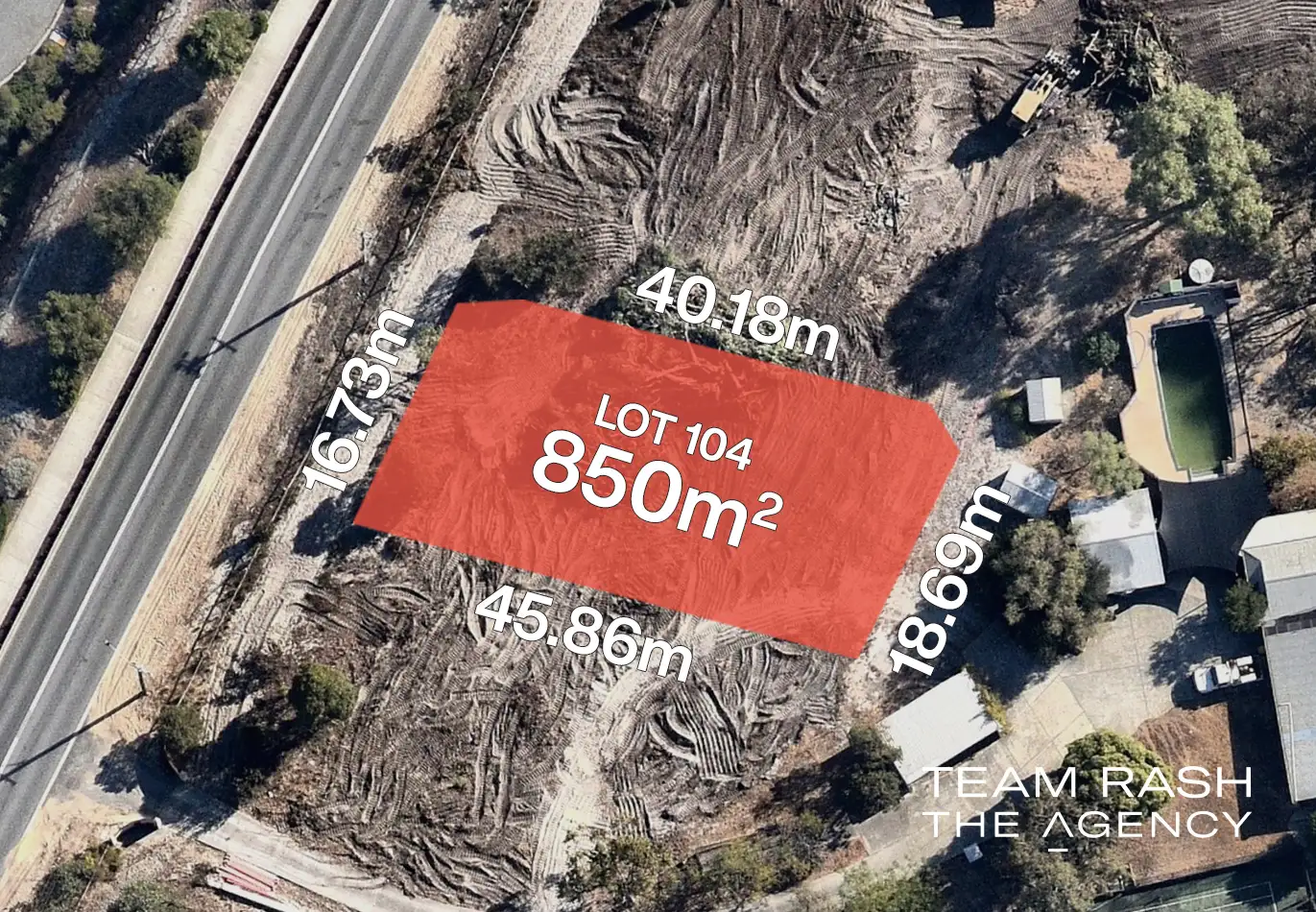 Main view of Homely land listing, 104 of 607 Lyon Road, Wandi WA 6167