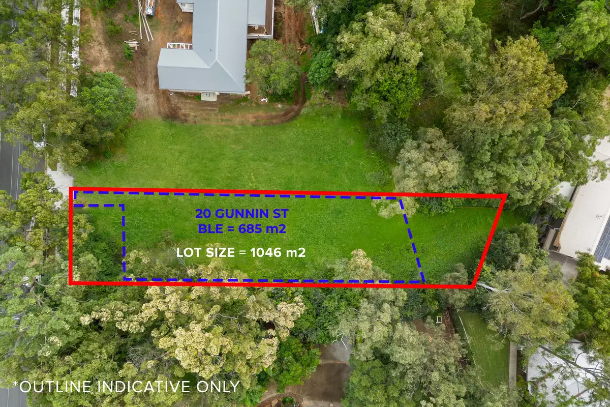 Main view of Homely land listing, 20 Gunnin Street, Fig Tree Pocket QLD 4069