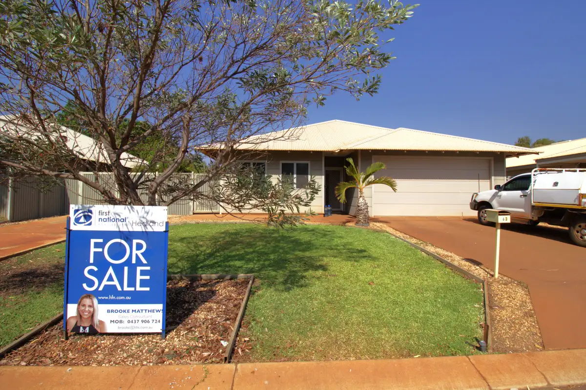 Main view of Homely house listing, 63 Trevally Road, South Hedland WA 6722