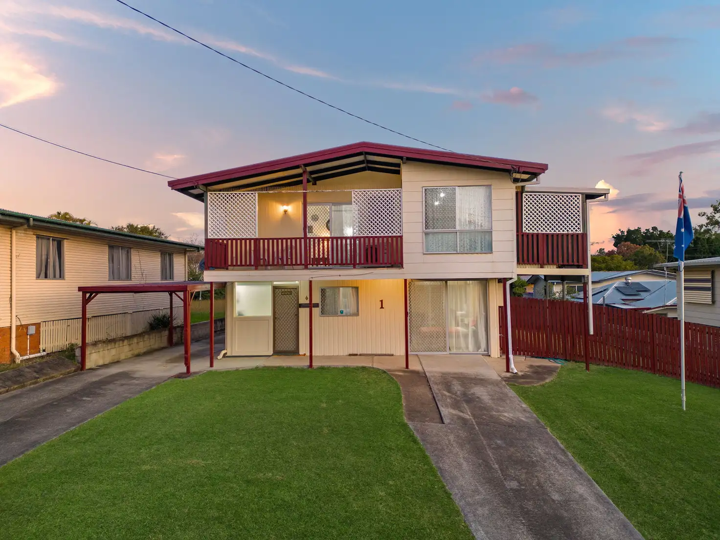 Main view of Homely house listing, 1 Christine Street, North Booval QLD 4304