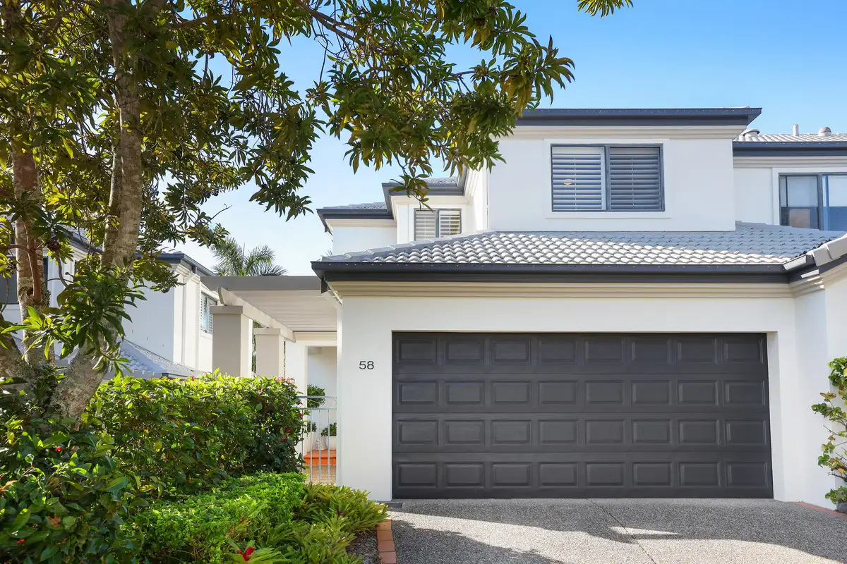 Main view of Homely townhouse listing, 58/85 Palm Meadows Drive, Carrara QLD 4211