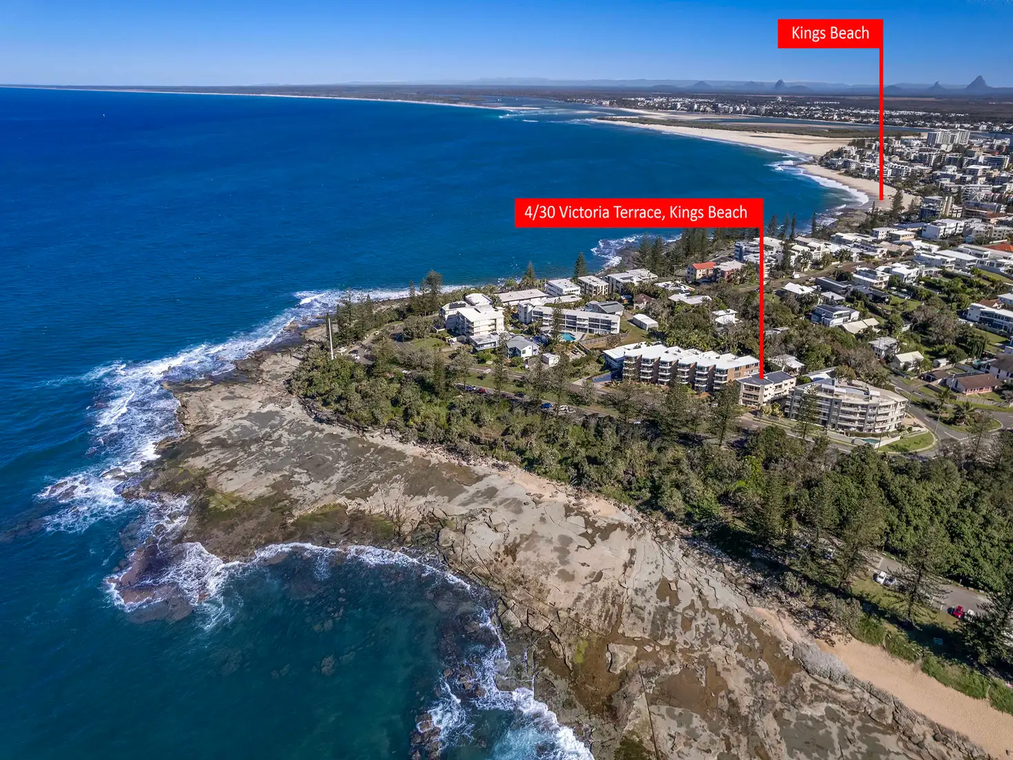 Main view of Homely unit listing, 4/30 Victoria Terrace, Kings Beach QLD 4551